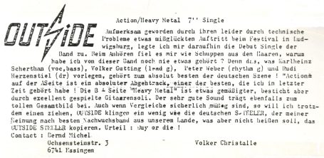 BLACKOUT-Fanzine (1985) BLACKOUT-Fanzine (1985)